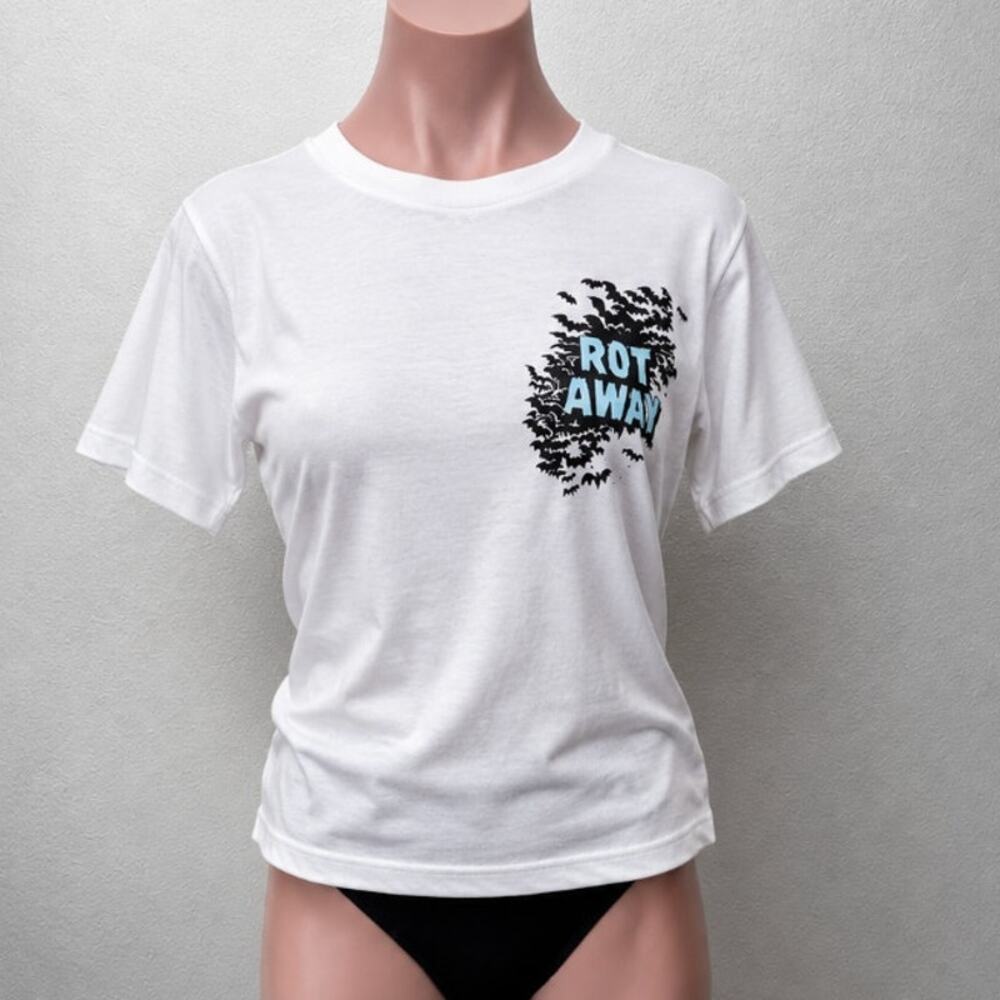 Jesse Jo Stark White Rot Away Wish I Was Dead Graphic Tee S